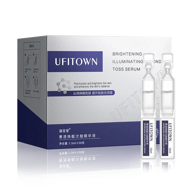 Arbutin Niacinamide Whitening Face Serum Remove Dark Spots Melanin Brighten Shrink Pores  Moisturizing Fade Fine Lines 30Pcs/set