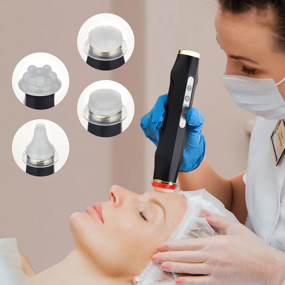 2025 New Design  Portable CO2 Oxygen Bubble Pen Rechargeable Exfoliate Device Handheld Facial Clean Machine SPA Beauty Capsules