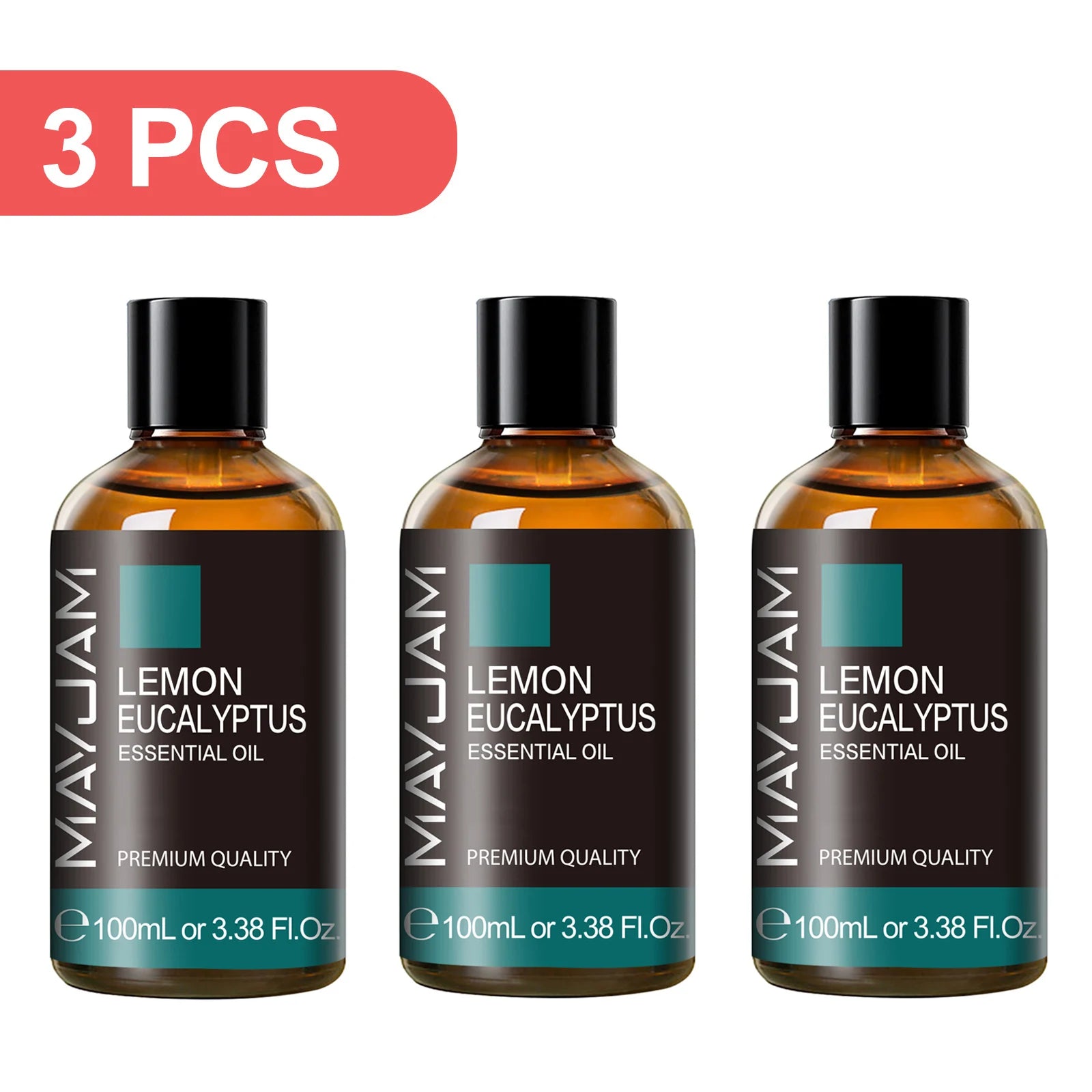 MAYJAM 100ml with Dropper Aromatic Essential Oil for Humidifiers Diffuser Lemon Eucalyptus Fragrance