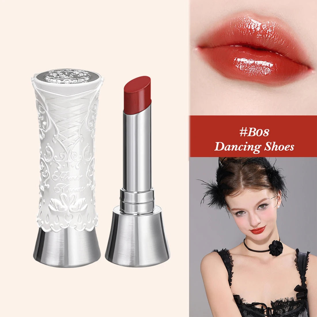 Flower Knows Little Angel Collection Lipstick Velvet Matte Waterproof Long Lasting Lip Gloss Makeup Moisturizing Soft Texture