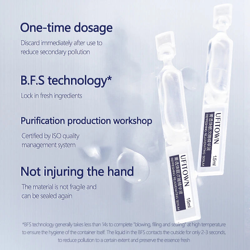 Arbutin Niacinamide Whitening Face Serum Remove Dark Spots Melanin Brighten Shrink Pores  Moisturizing Fade Fine Lines 30Pcs/set