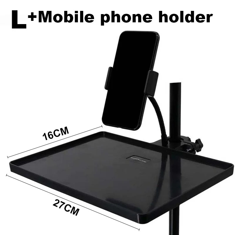 Universal Eyelash Stand Tray Adjustable Stand Half Moon Light Clamp-On Tray Holder for Eyelash Extension Beauty Accessories