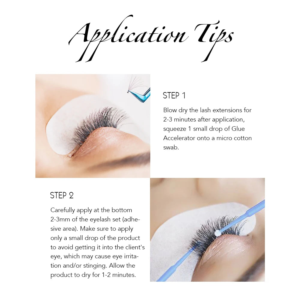 Gollee Jelly powder glue Eyelash Glue 1s Fast drying for Salon Artist eyelash extension Glue Waterproof Professional supplies