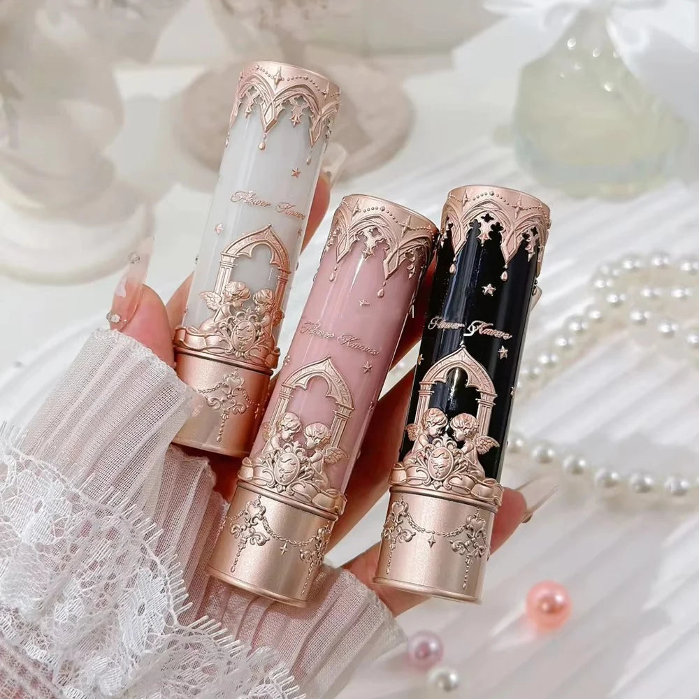 Flower Knows Little Angel Collection Lipstick Velvet Matte Waterproof Long Lasting Lip Gloss Makeup Moisturizing Soft Texture