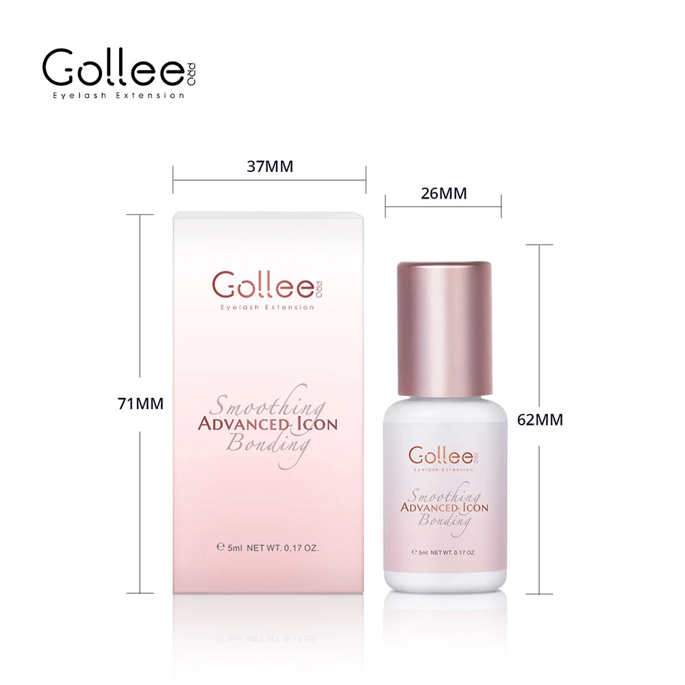 Gollee Jelly powder glue Eyelash Glue 1s Fast drying for Salon Artist eyelash extension Glue Waterproof Professional supplies