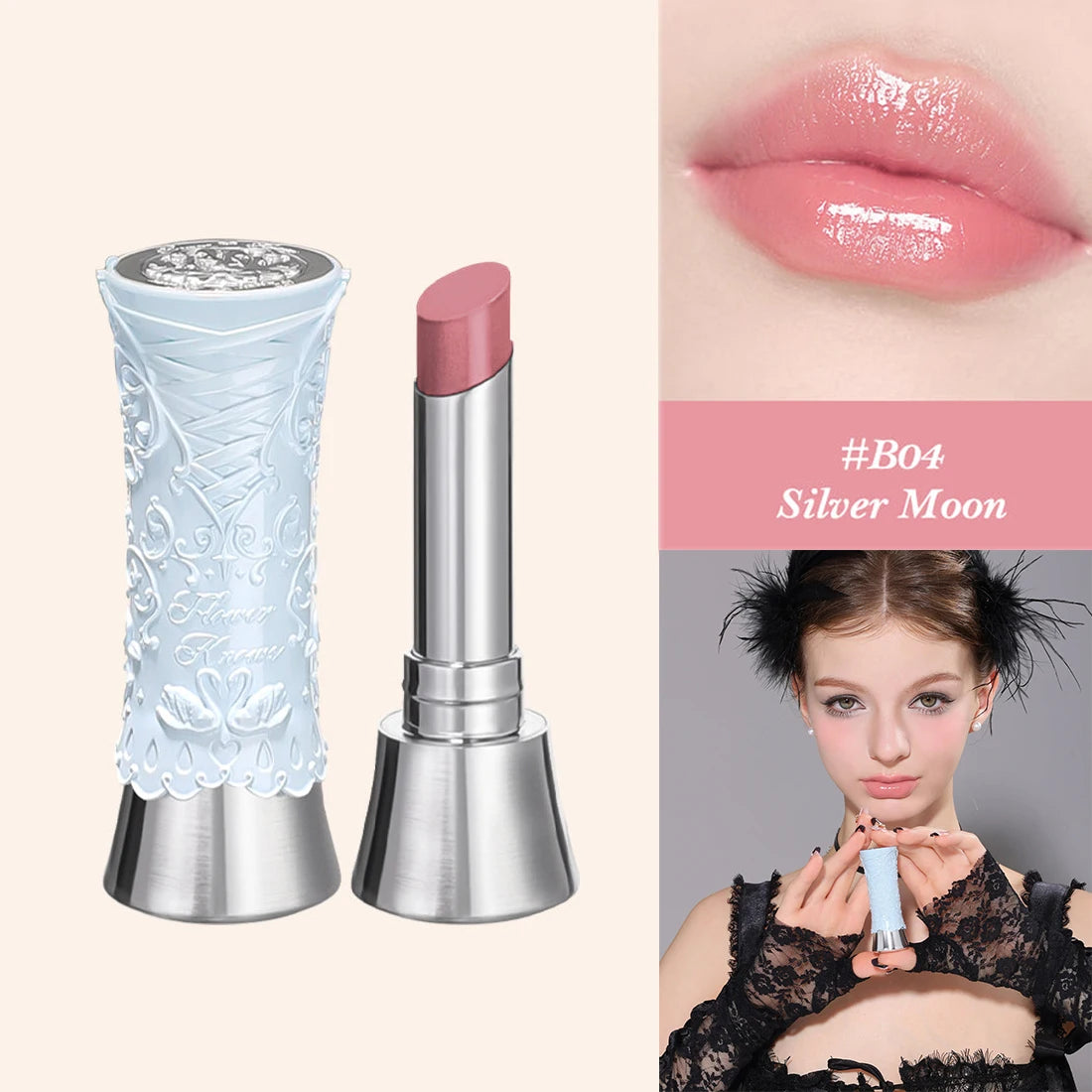 Flower Knows Little Angel Collection Lipstick Velvet Matte Waterproof Long Lasting Lip Gloss Makeup Moisturizing Soft Texture