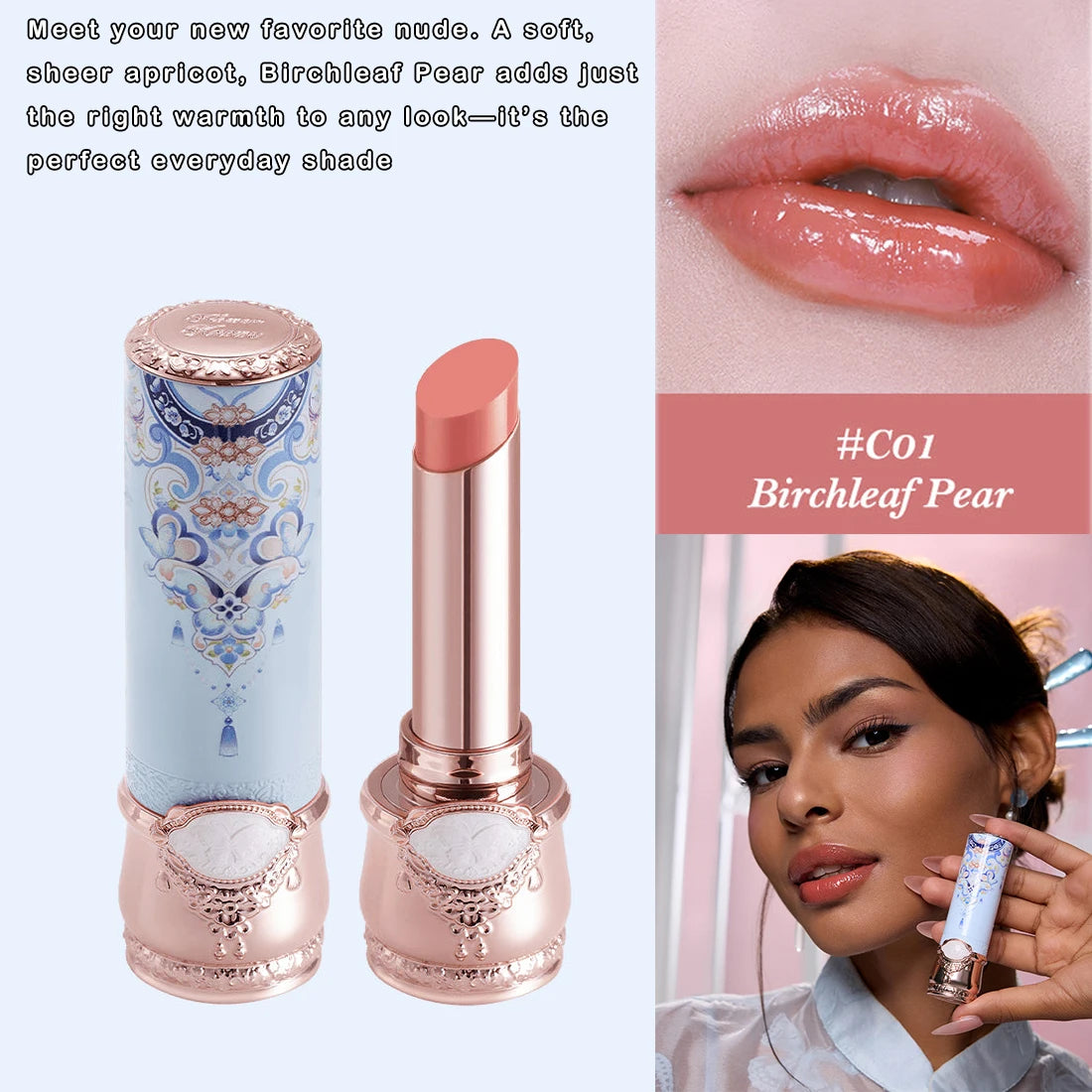 Flower Knows Little Angel Collection Lipstick Velvet Matte Waterproof Long Lasting Lip Gloss Makeup Moisturizing Soft Texture