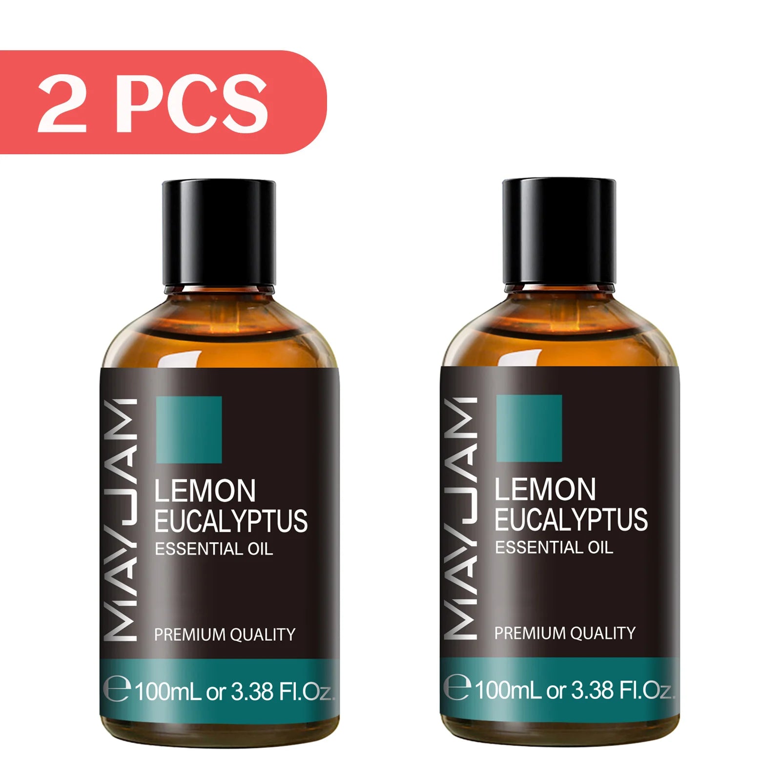 MAYJAM 100ml with Dropper Aromatic Essential Oil for Humidifiers Diffuser Lemon Eucalyptus Fragrance