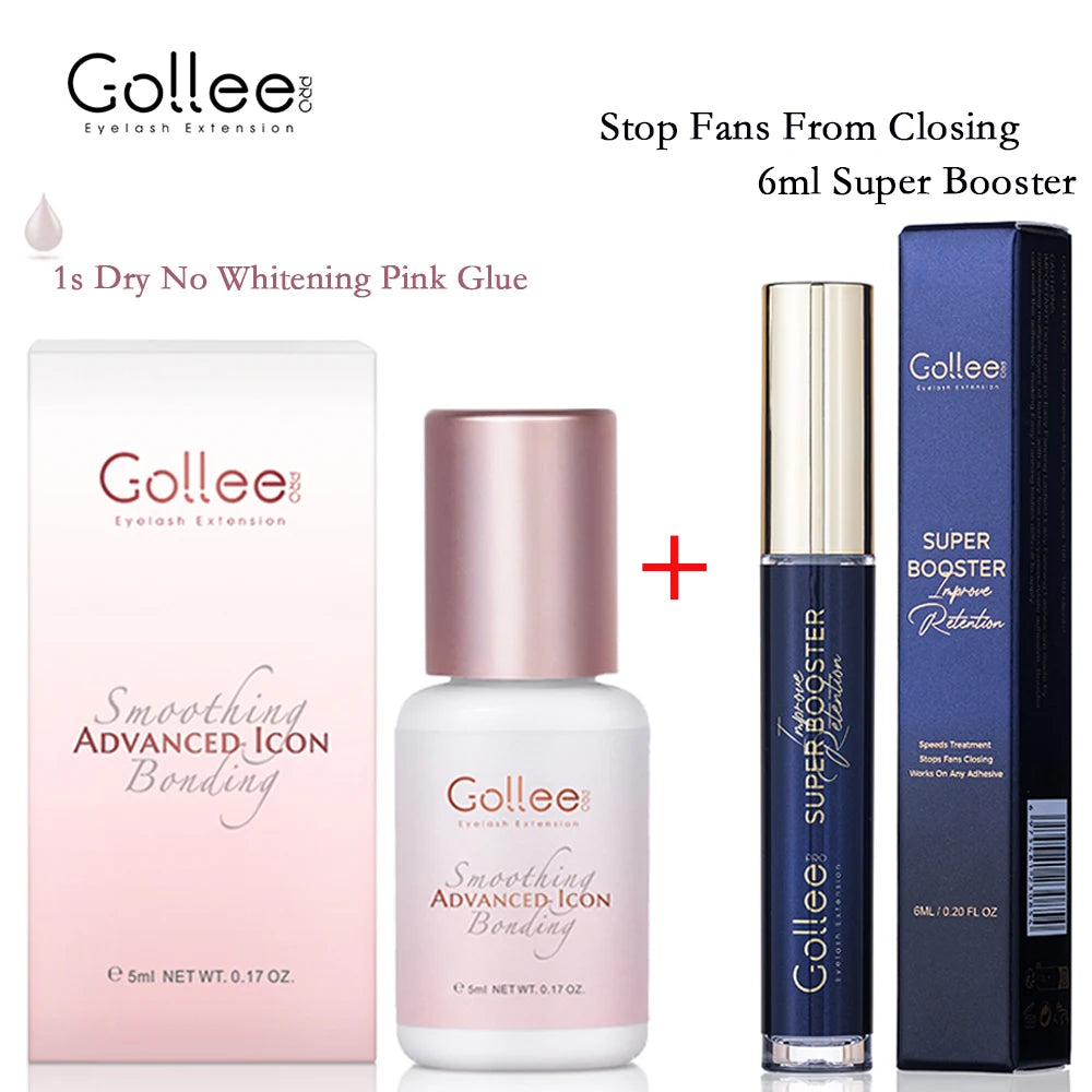 Gollee Jelly powder glue Eyelash Glue 1s Fast drying for Salon Artist eyelash extension Glue Waterproof Professional supplies