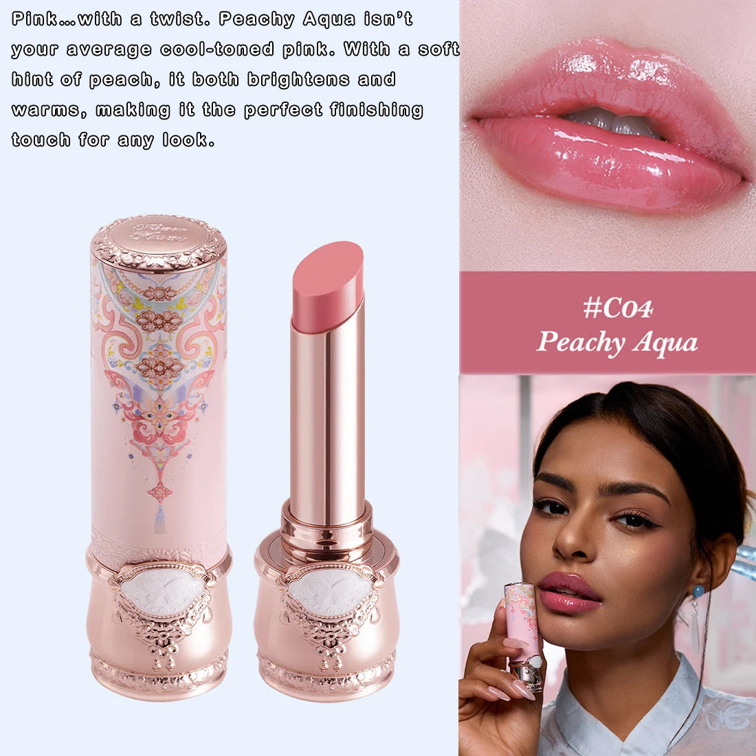Flower Knows Little Angel Collection Lipstick Velvet Matte Waterproof Long Lasting Lip Gloss Makeup Moisturizing Soft Texture