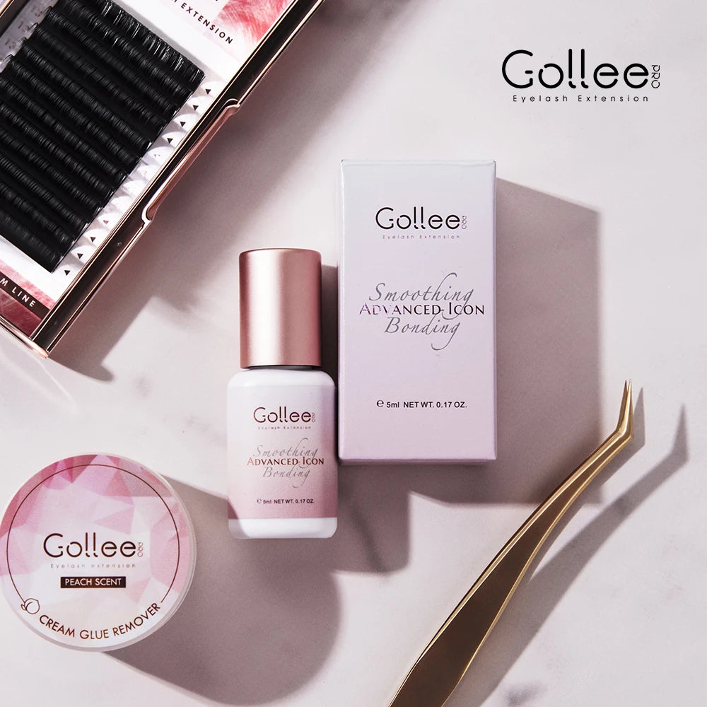 Gollee Jelly powder glue Eyelash Glue 1s Fast drying for Salon Artist eyelash extension Glue Waterproof Professional supplies